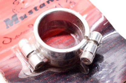New Mustang Chrome Exhaust Clamp Allen Head Harley Davidson XL Qty 2 NOS