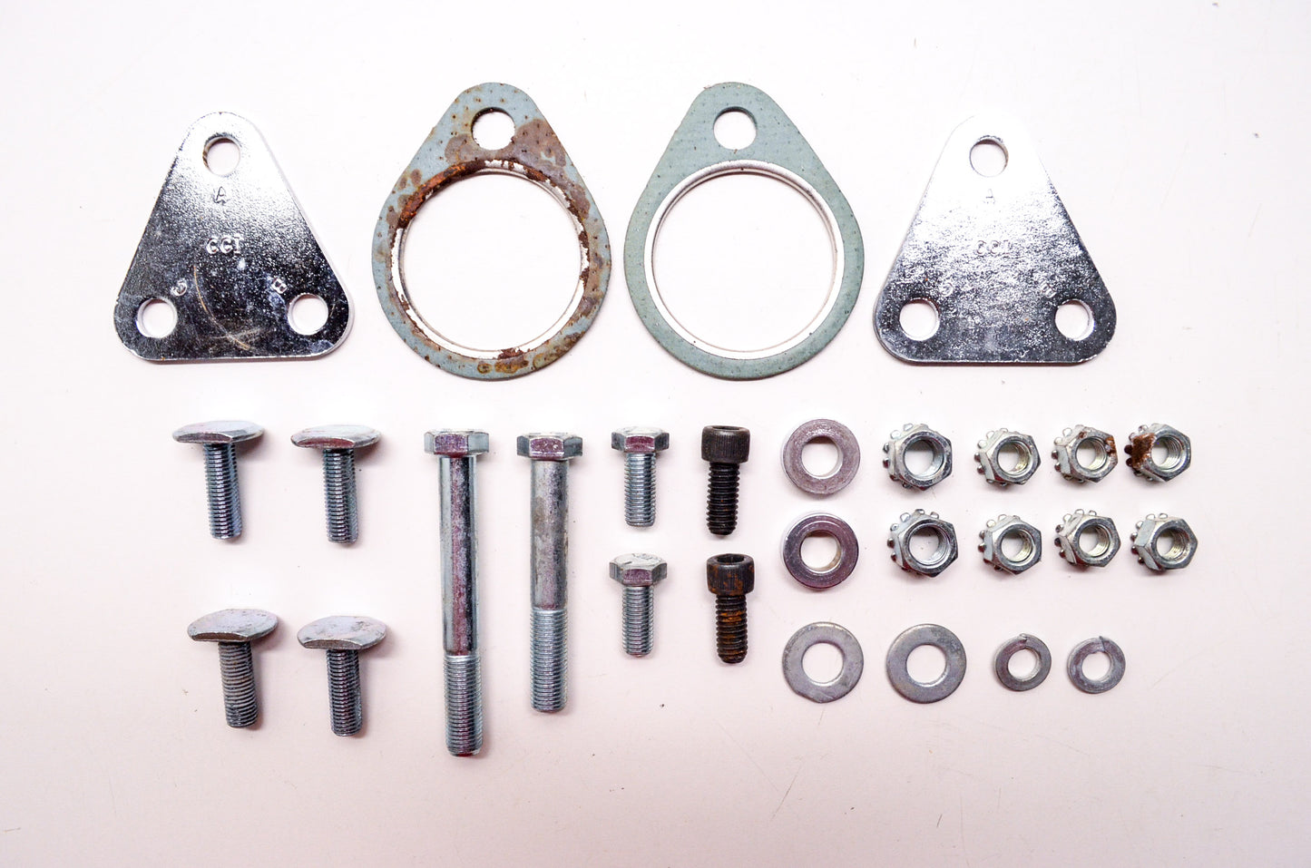 Hardware Kit Dyno Power Exhaust Pipes Harley Davidson NOS