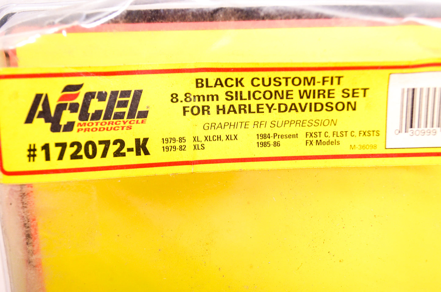 Black Custom Fit 8.8mm Silicone Graphite Wire Kit NOS