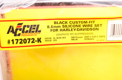 Black Custom Fit 8.8mm Silicone Graphite Wire Kit NOS