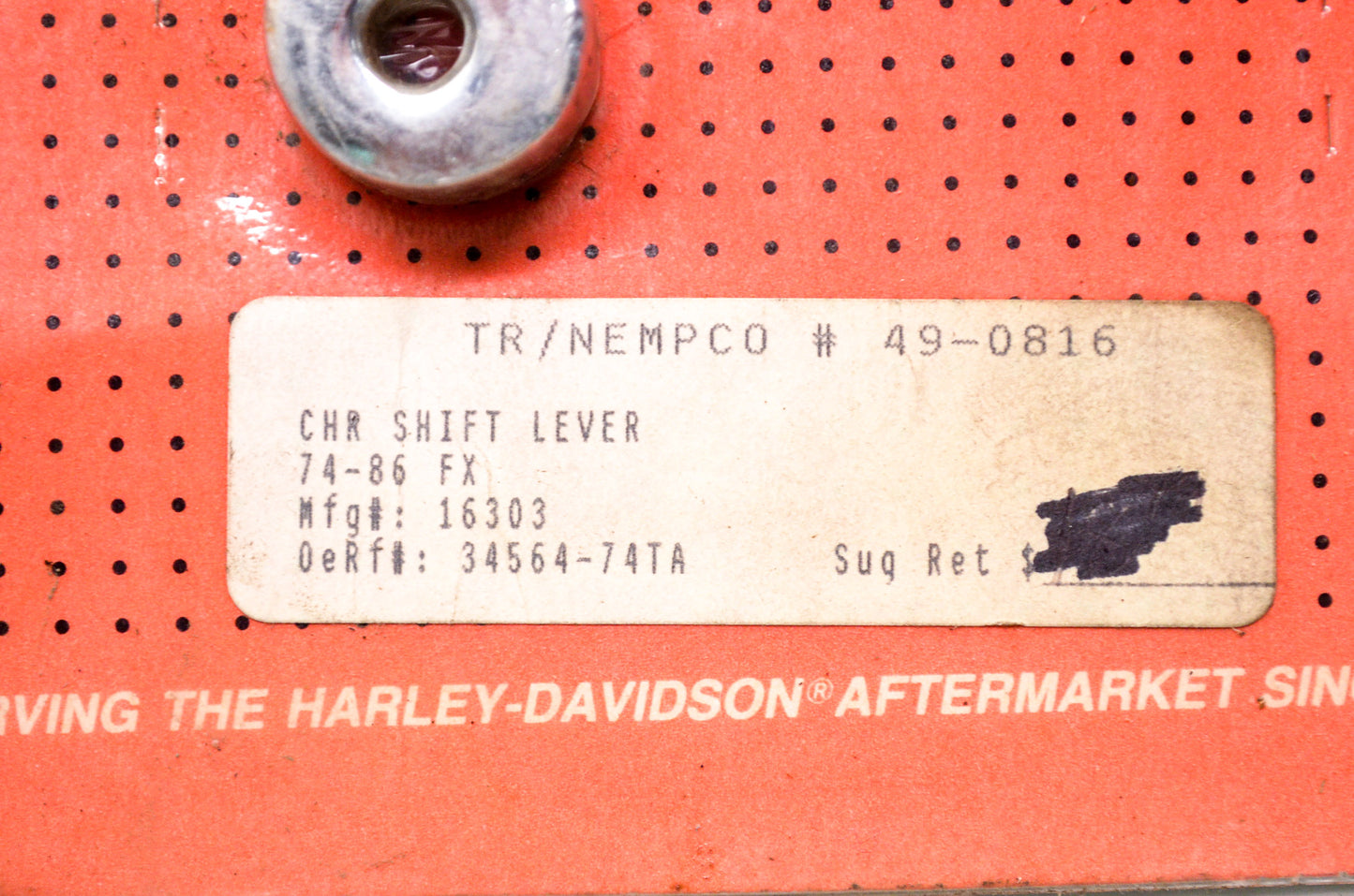 Chrome Shift Lever Harley Davidson FX NOS