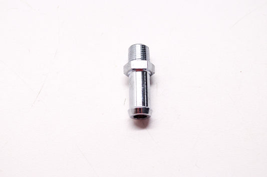 New Custom Chrome Chrome Hose Fitting 3/8 Hose x 1/8 NPT Harley Davidson NOS