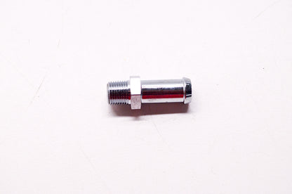New Custom Chrome Chrome Hose Fitting 3/8 Hose x 1/8 NPT Harley Davidson NOS