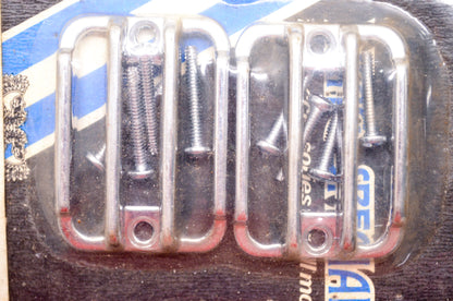New Drag Specialties Chrome Lens Grill Kit Mini Baron Marker Harley Davidson NOS