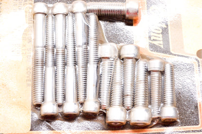 Transmission Side Cover Chrome Allen Screw Kit Harley Davidosn NOS