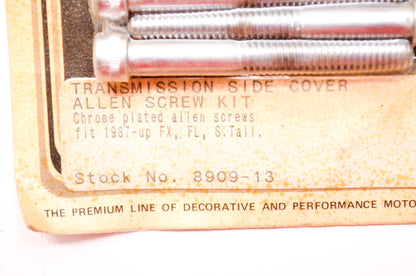 Transmission Side Cover Chrome Allen Screw Kit Harley Davidosn NOS