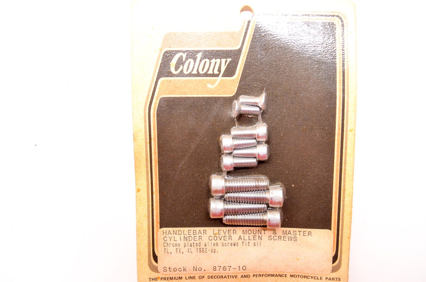 Handlebar Lever Mount & Master Cylinder Cover Allen Screw Kit NOS