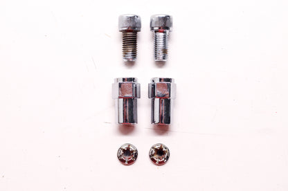New Custom Chrome Mounting Kit Doss Marker Lights 5/16' Harley Davidson NOS