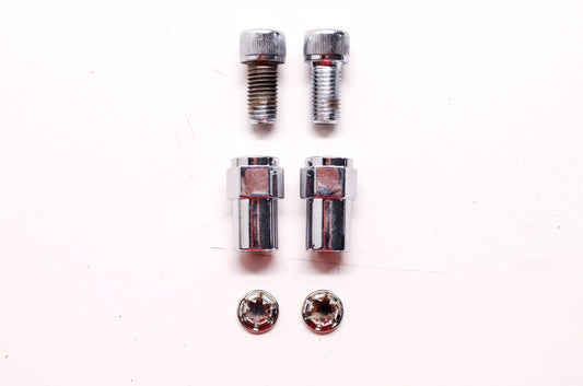 New Custom Chrome Mounting Kit Doss Marker Lights 5/16' Harley Davidson NOS