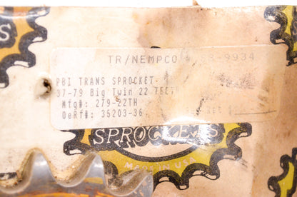22T Sprocket NOS