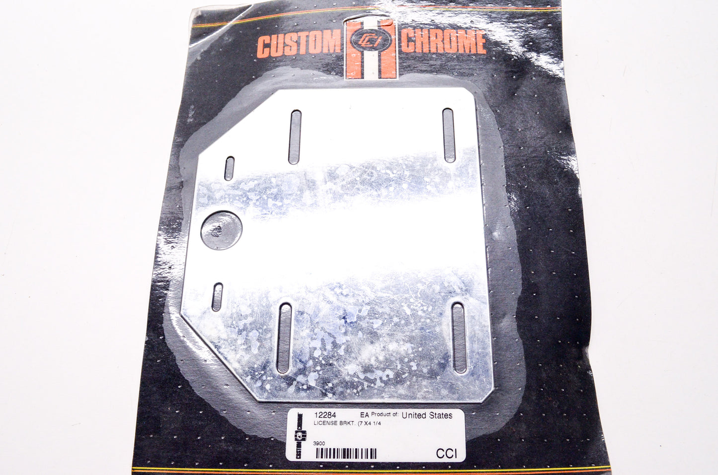Custom Chrome 12284 License Bracket 7x4 1/4' Harley Davidson NOS