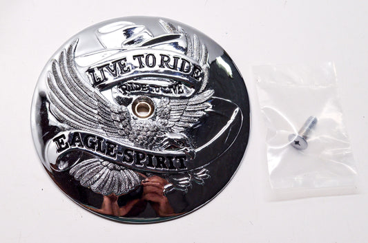 New Custom Chrome Live To Ride Air Cleaner Insert Kit Harley Davidson NOS