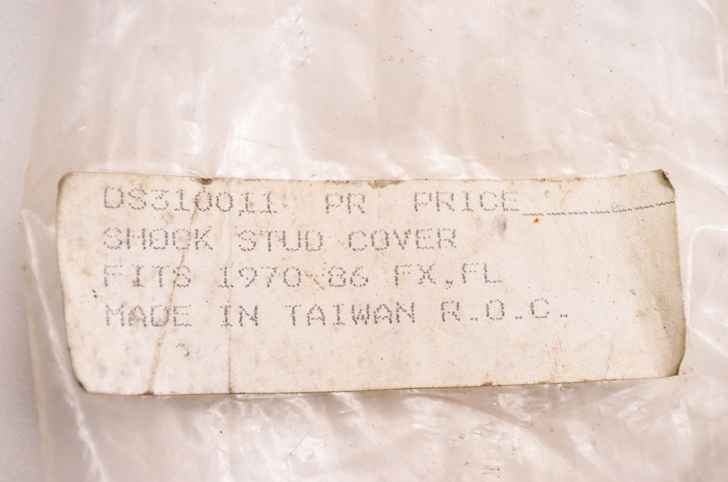 Shock Stud Cover Harley Davidson FX FL Qty 2 NOS