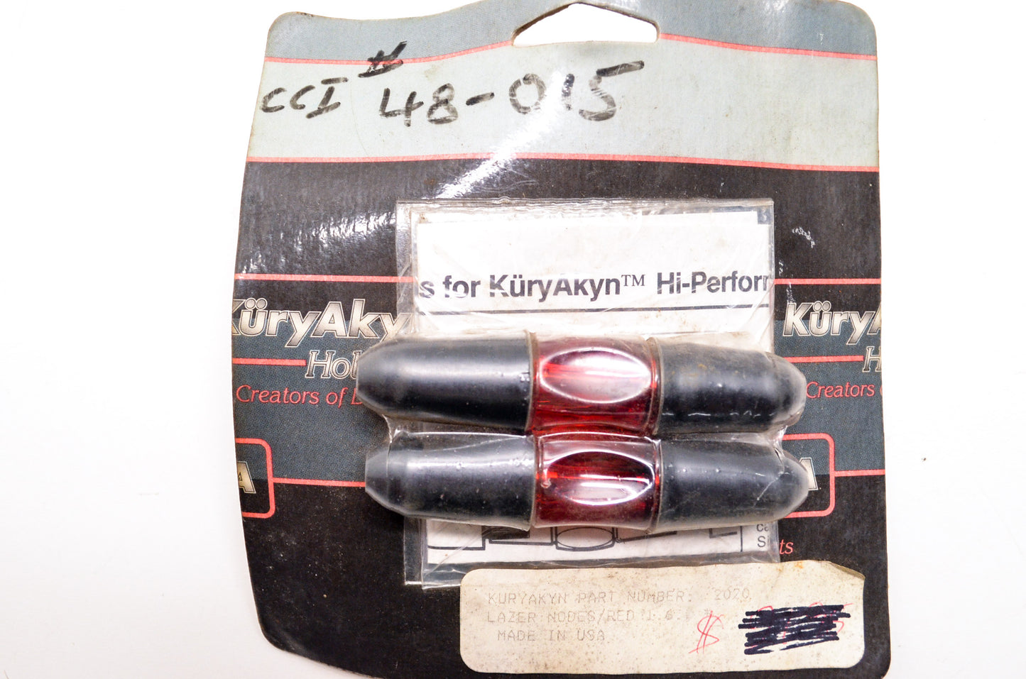 Red Lazer Nodes Qty 2 NOS