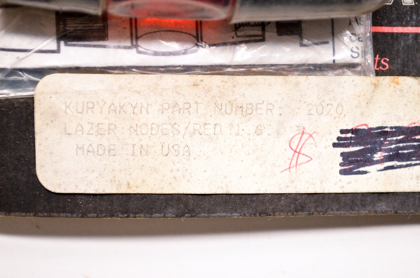 Red Lazer Nodes Qty 2 NOS