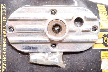 New Custom Chrome Inspection Cover Kit w/ Bushing Harley Davidson NOS