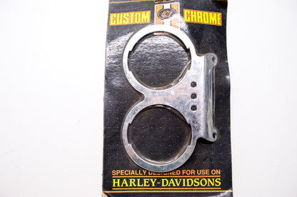 New Custom Chrome Speedometer & Tachometer Mounting Bracket Harley Davidson NOS