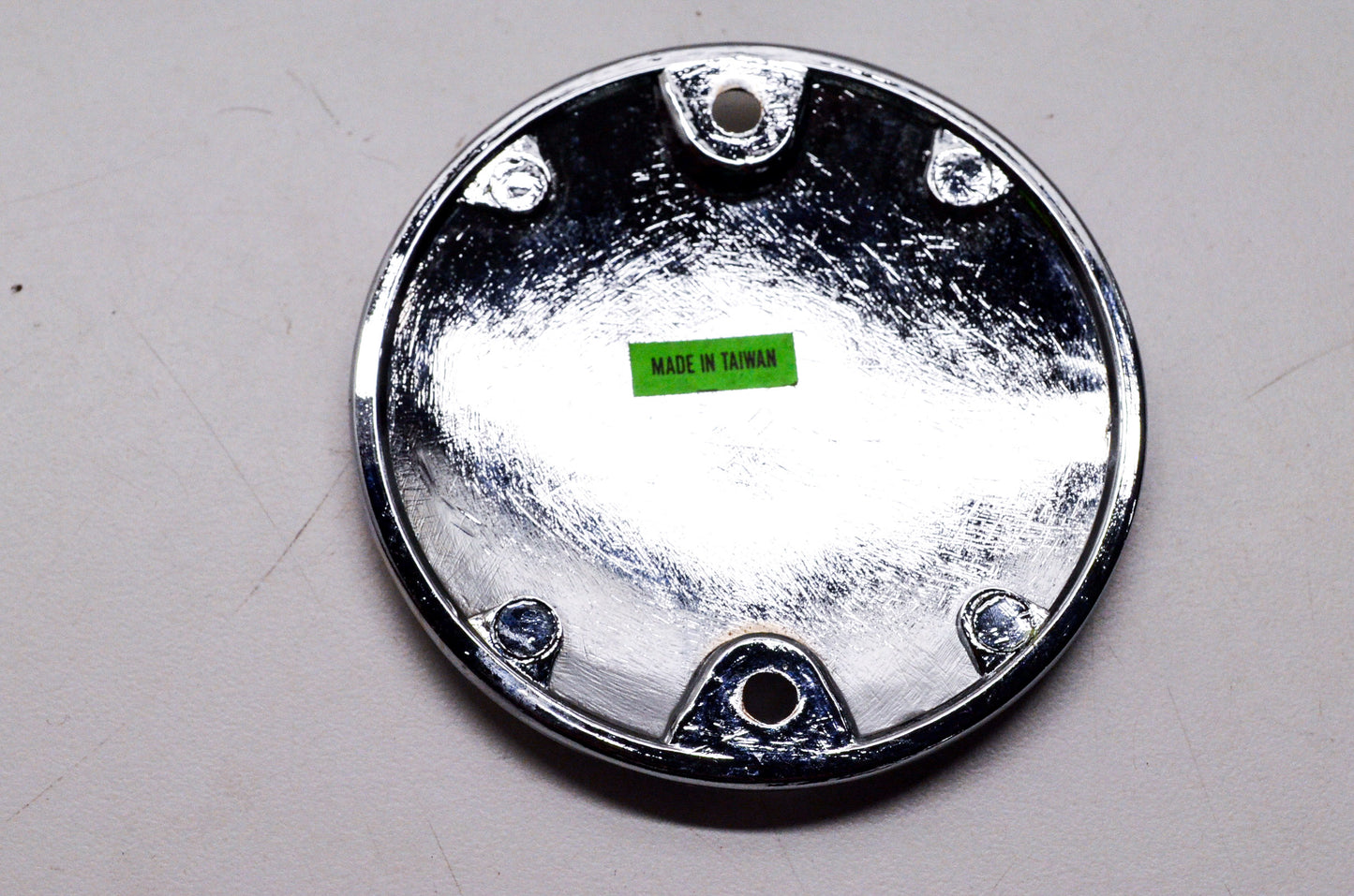 V-Twin 42-0299 Chrome Domed Points Cover Harley Davidson 70+ NOS