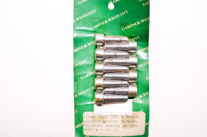 New Gardner-Westcott Transmission Side Cover Chrome Allen Screw Kit Harley NOS