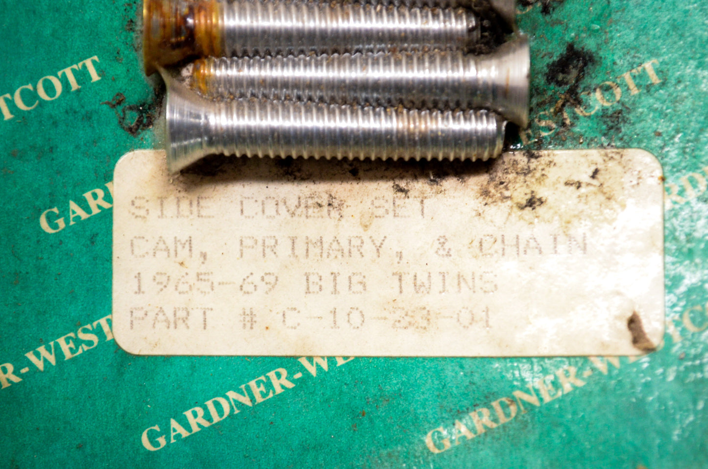 Side Cover Cam Primary Chain Screw Kit Harley Davidson NOS