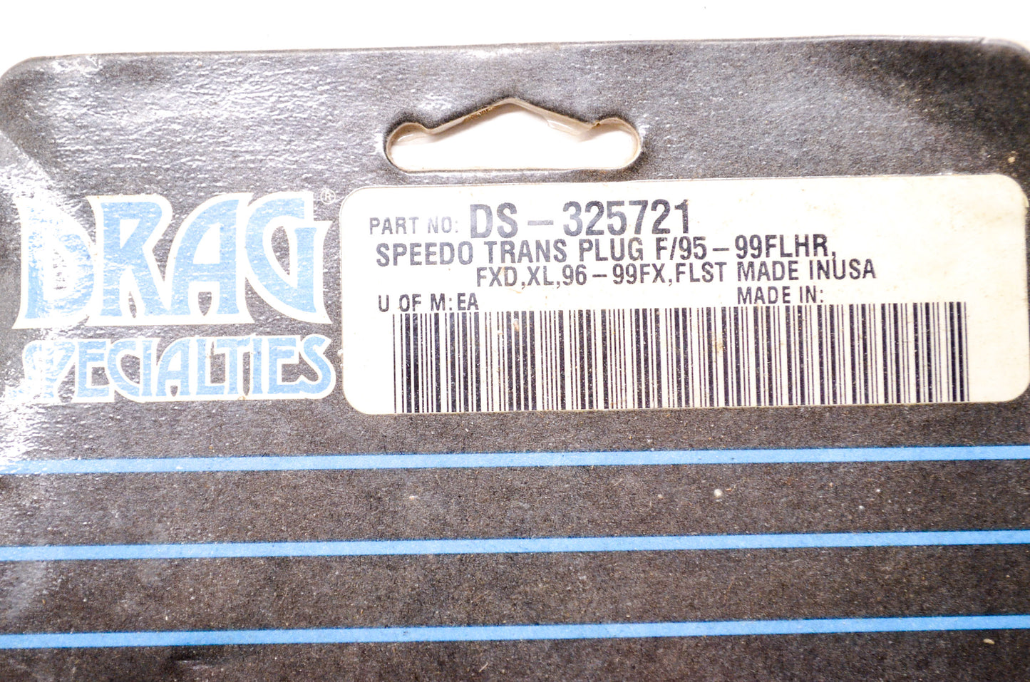 New Drag Specialties Speedometer Transmission Plug Harley Davidson FLHR FXD NOS