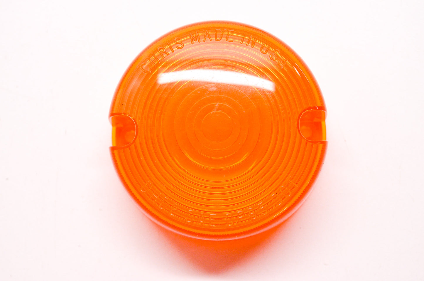 Midwest Motorcycle 86-83 Amber Replacement Lens Harley Davidson NOS