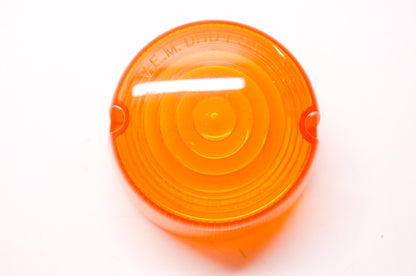 New Chrome Specialties Amber Turn Signal Lens Harley Davidson FX XL 73-85 NOS