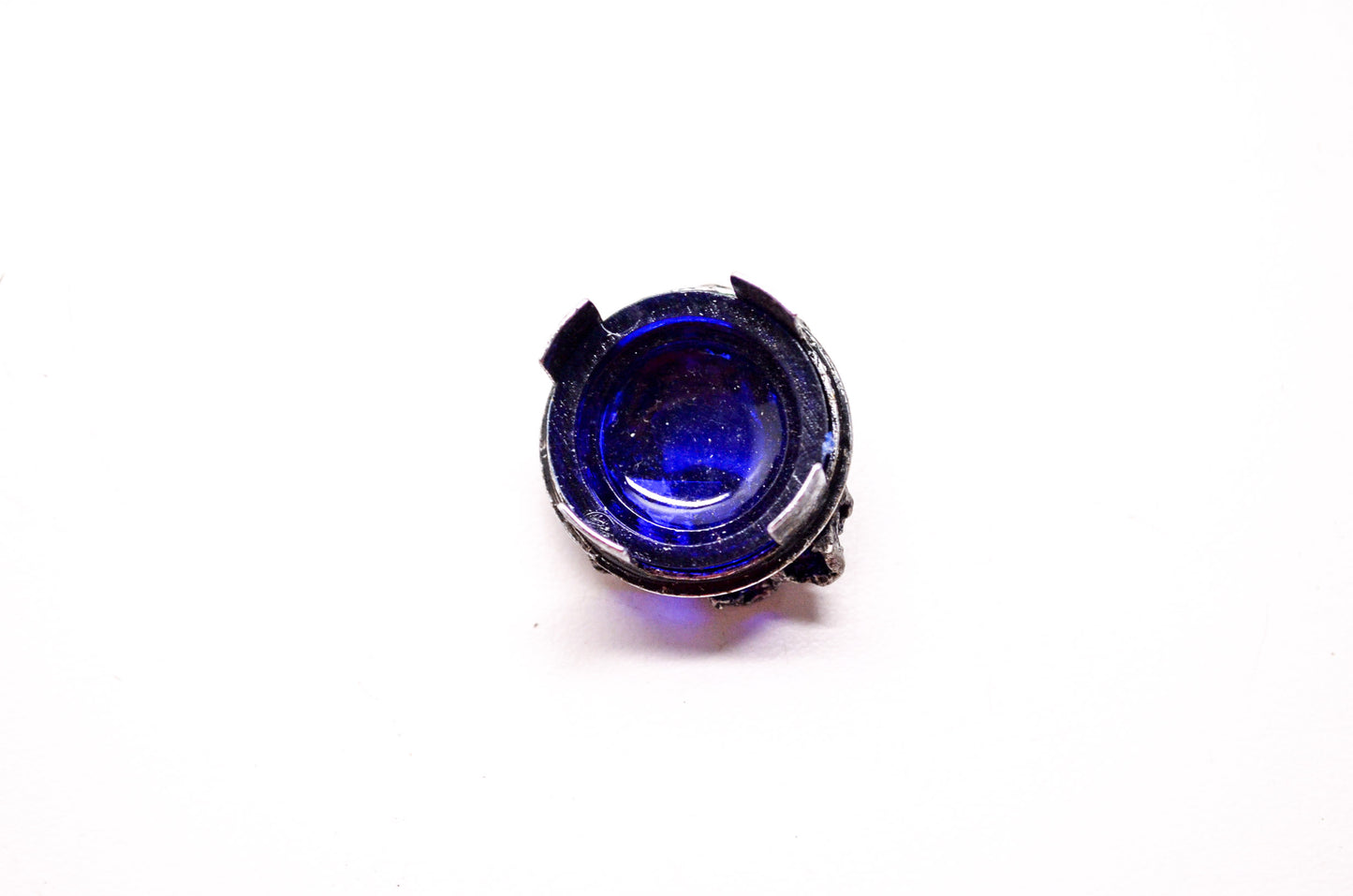 New Drag Specialties Ring O Skulls Blue Dot Lens Harley Davidson NOS