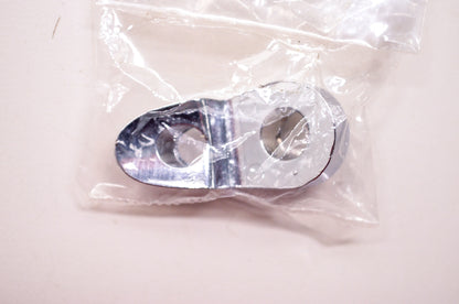 New Custom Chrome Turn Signal Bracket Clamp Harley Davidson NOS