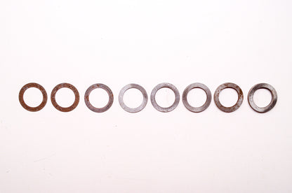 Sprocket Shaft Spacer Kit .060-.210 Harley Davidson NOS