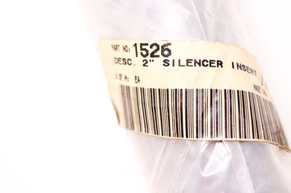 Cycle Shack 1526 2" Silencer Insert NOS