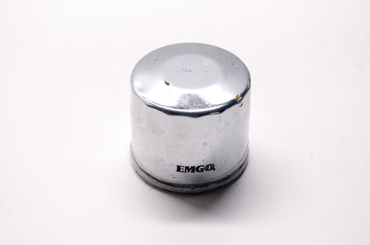 New Emgo Chrome Oil Filter NOS
