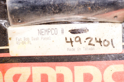 New Nempco Chrome Fat Bob Dash Panel Harley Davidson FL 41-84 NOS