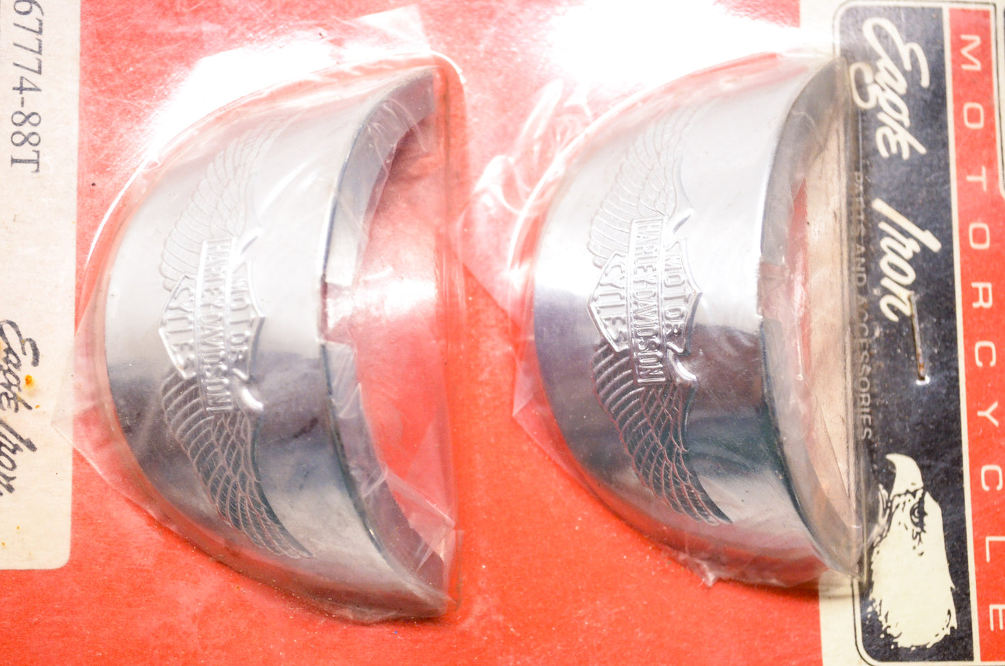 New Eagle Iron Turn Signal Visor FL Qty 2 NOS