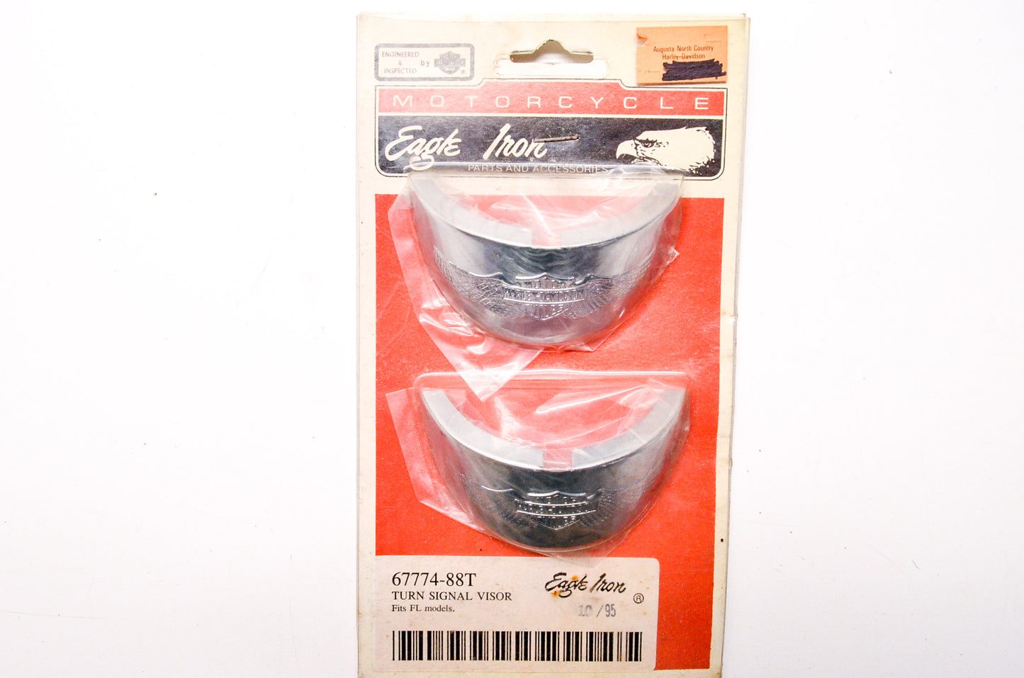 New Eagle Iron Turn Signal Visor FL Qty 2 NOS