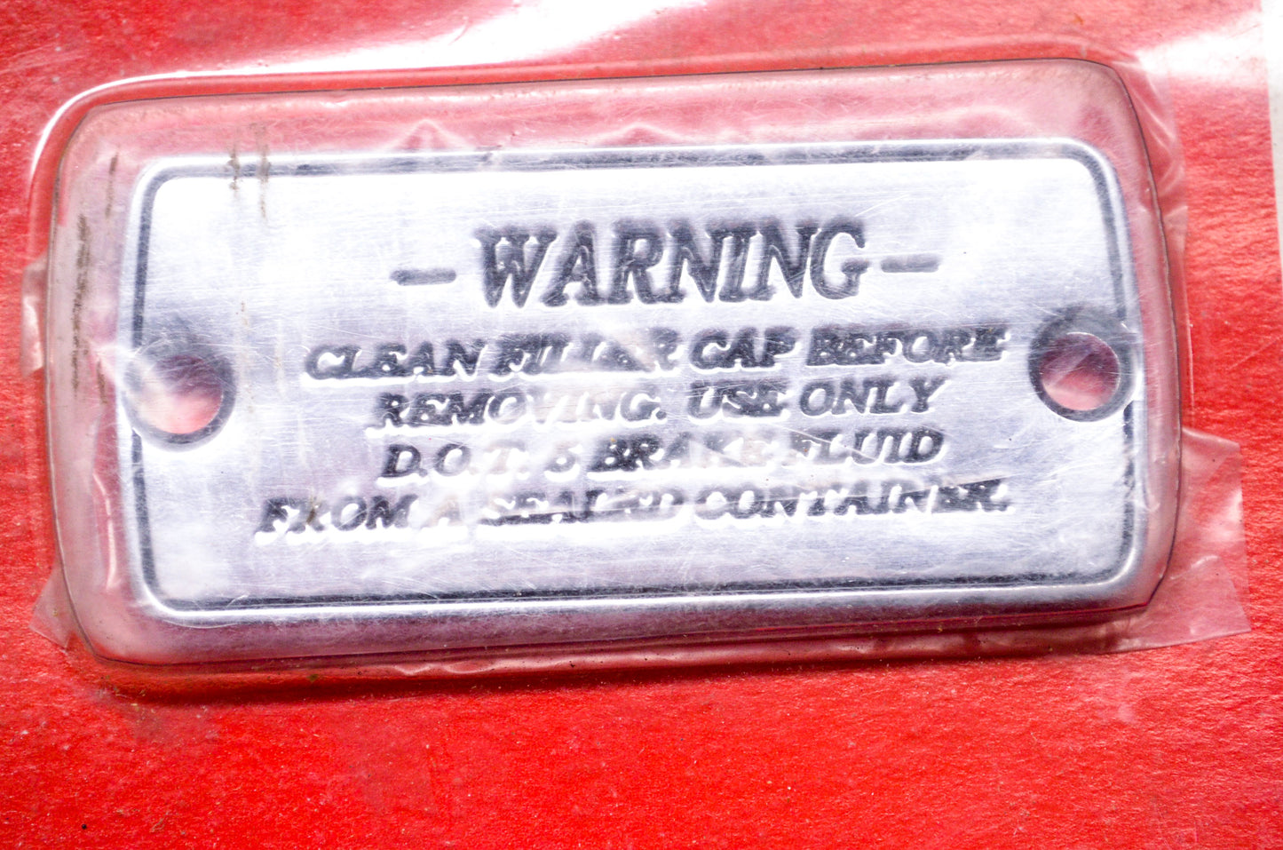 New Eagle Iron Master Cylinder Cover Front 82-85 NOS