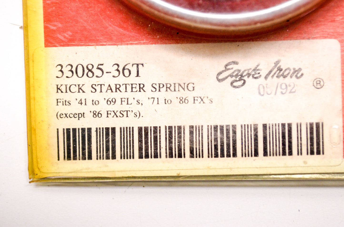 Eagle Iron 33085-36T Kick Starter Spring FL 41-69 FX 71-86 NOS