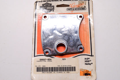 OEM Harley-Davidson 60667-85A Chrome Inspection Cover NOS