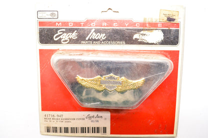 New Eagle Iron Rear Brake Reservoir Cover FXR 82-93 NOS