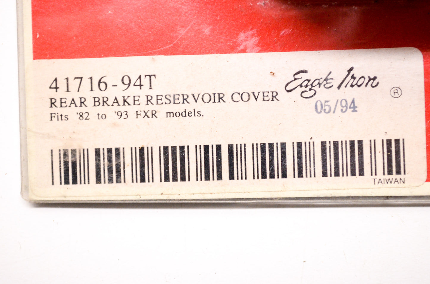 New Eagle Iron Rear Brake Reservoir Cover FXR 82-93 NOS