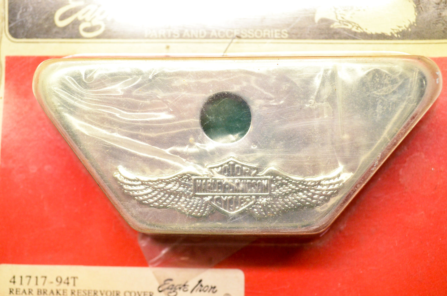 New Eagle Iron Rear Brake Reservoir Cover FXR 94 NOS