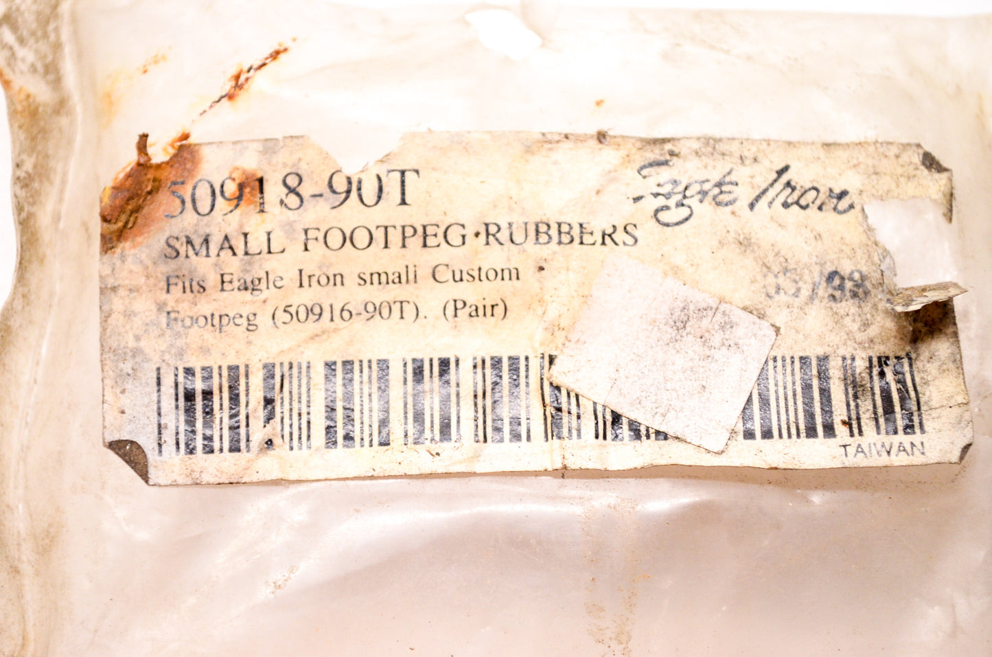 Small Footpeg Rubbers Qty 2 NOS