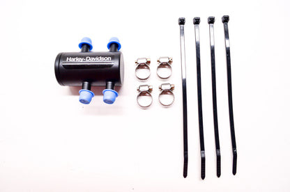 New OEM Harley Davidson Black Oil Cooler Thermostat Kit NOS