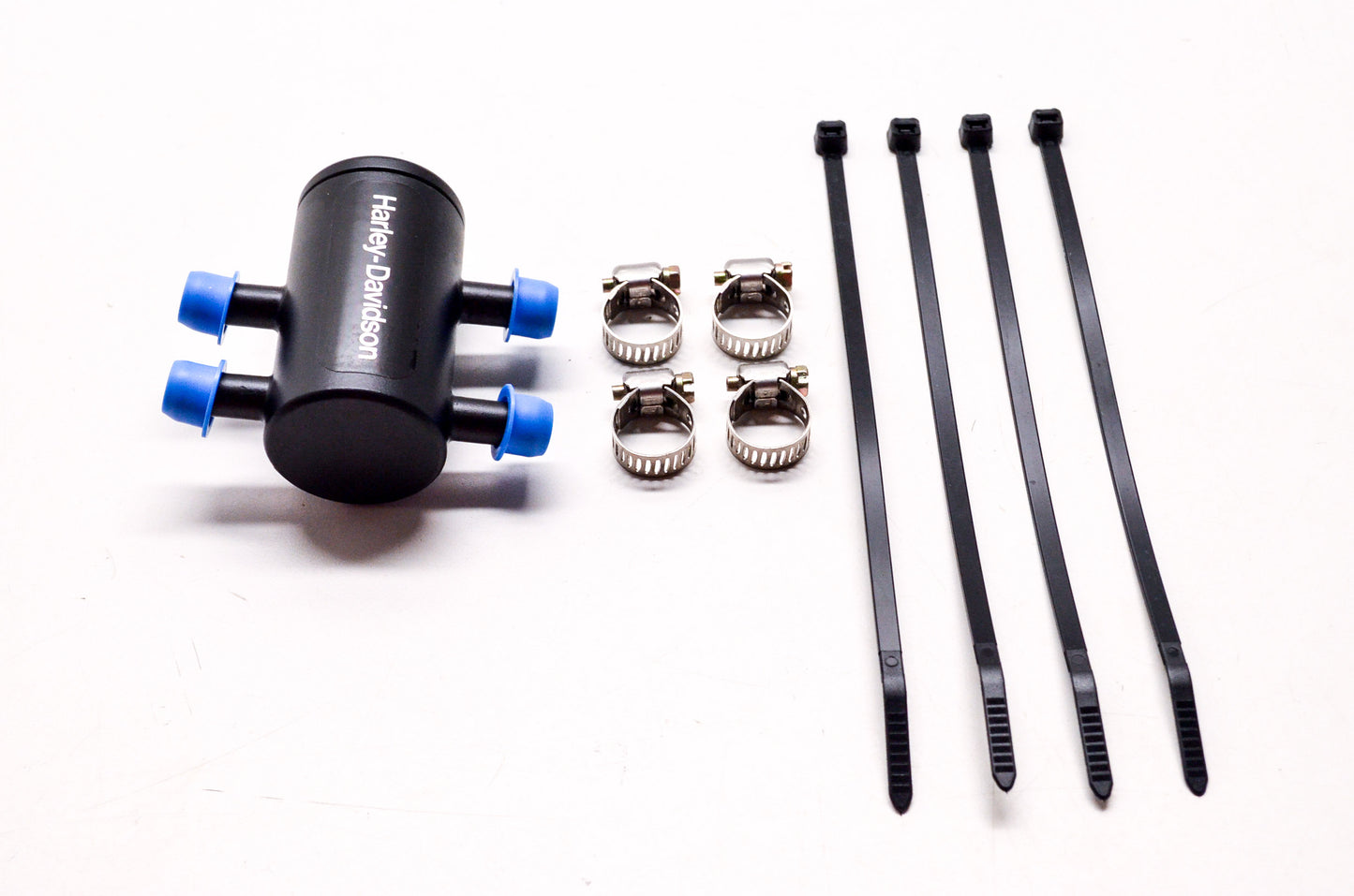 New OEM Harley Davidson Black Oil Cooler Thermostat Kit NOS