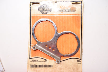 Chrome Speedometer Tachometer Mounting Bracket NOS