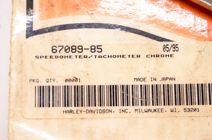 Chrome Speedometer Tachometer Mounting Bracket NOS
