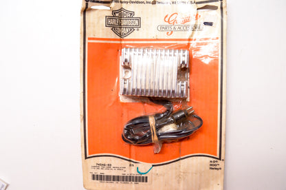OEM Harley-Davidson 74546-93 Chrome Voltage Regulator NOS