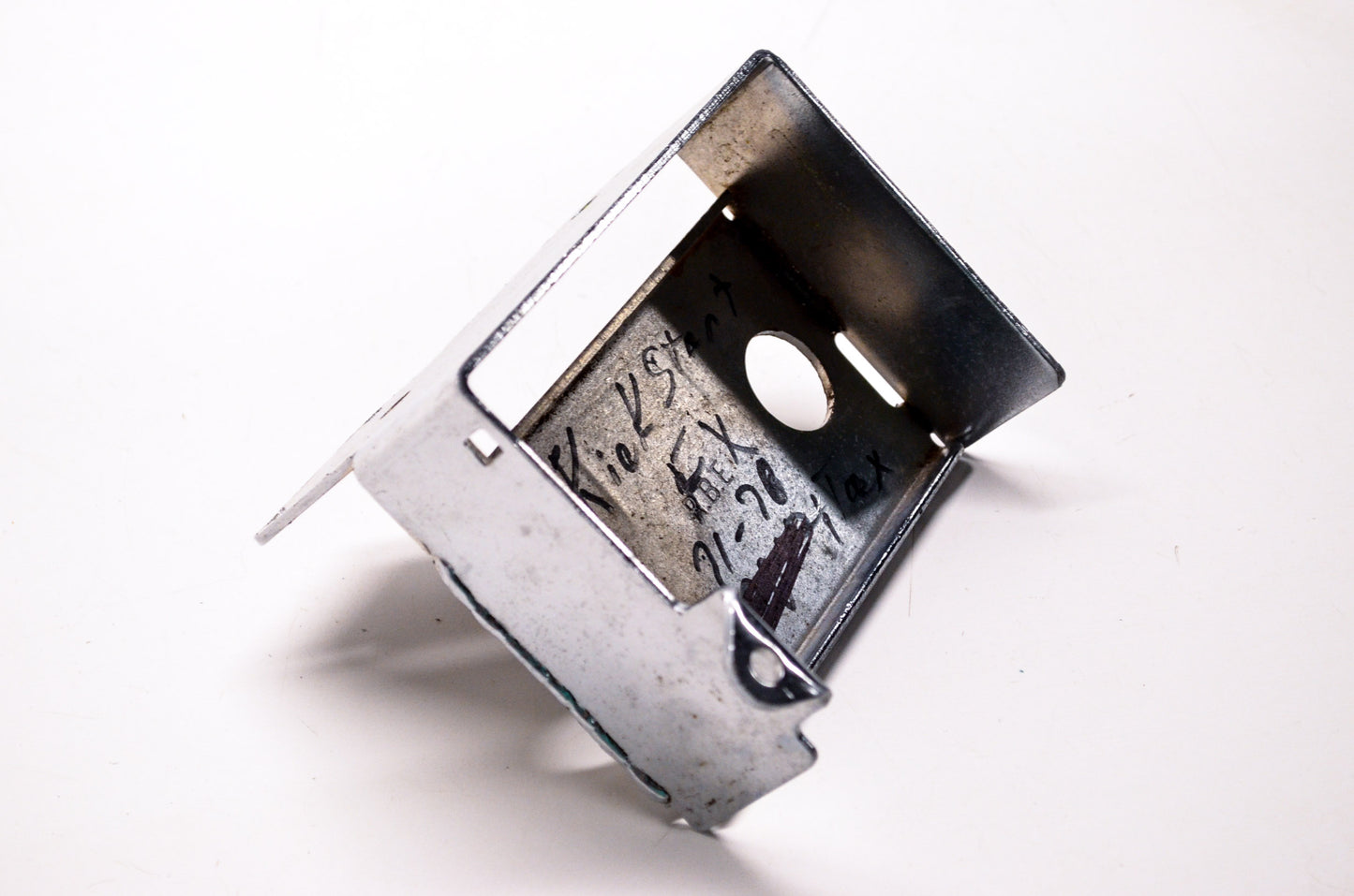 Chrome Battery Tray Kick Start FX 71-78