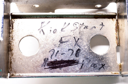 Chrome Battery Tray Kick Start FX 71-78