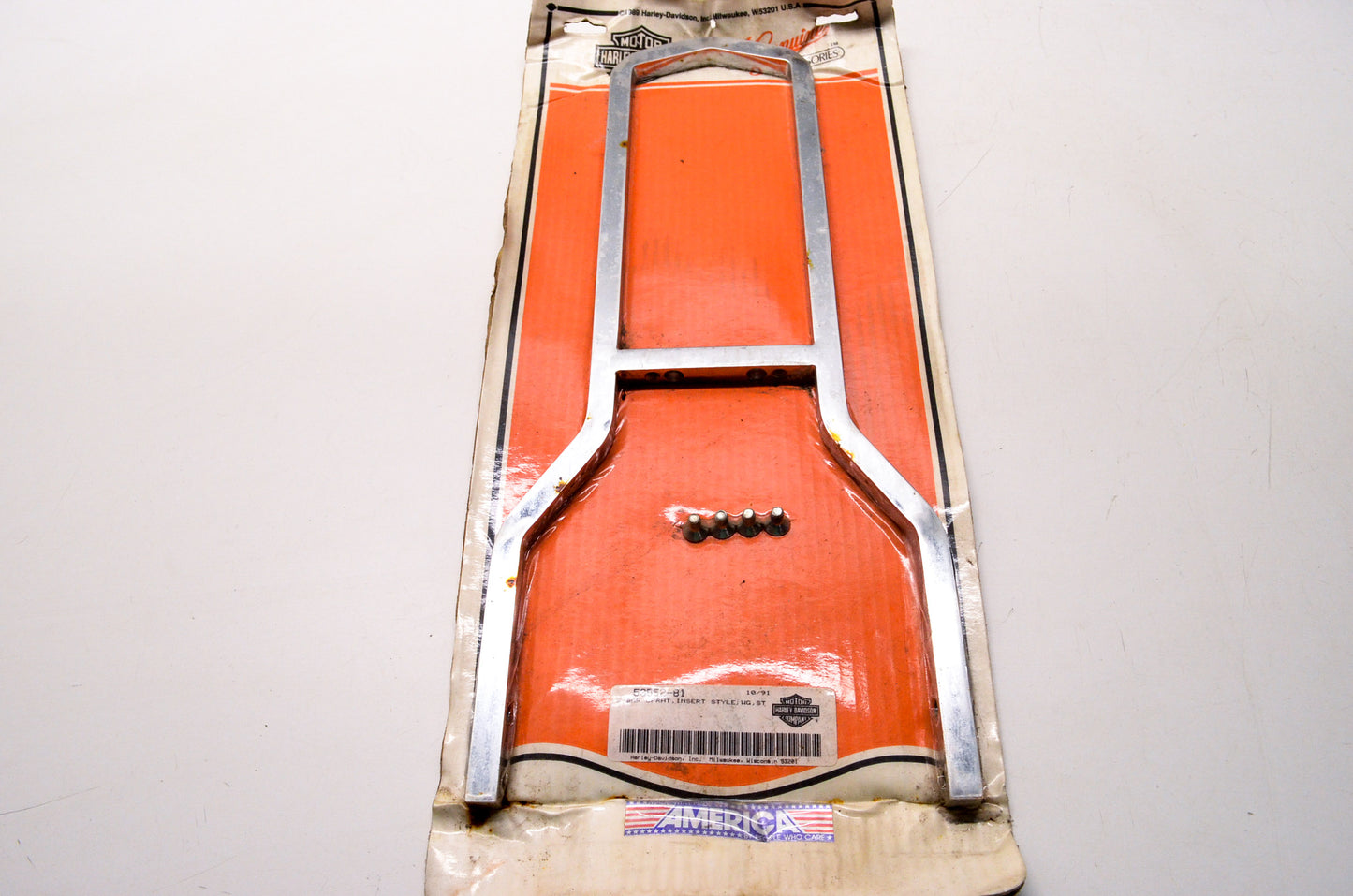 Sissy Bar Upright Kit Insert Style WG ST NOS